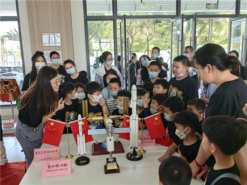 “气象航天手牵手” 世界气象日活动走进文昌国际航天城